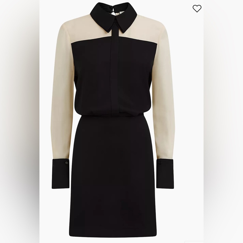 NWT Reiss Paneled Mini Shirtdress